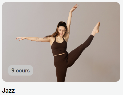 cours danse jazz en ligne
